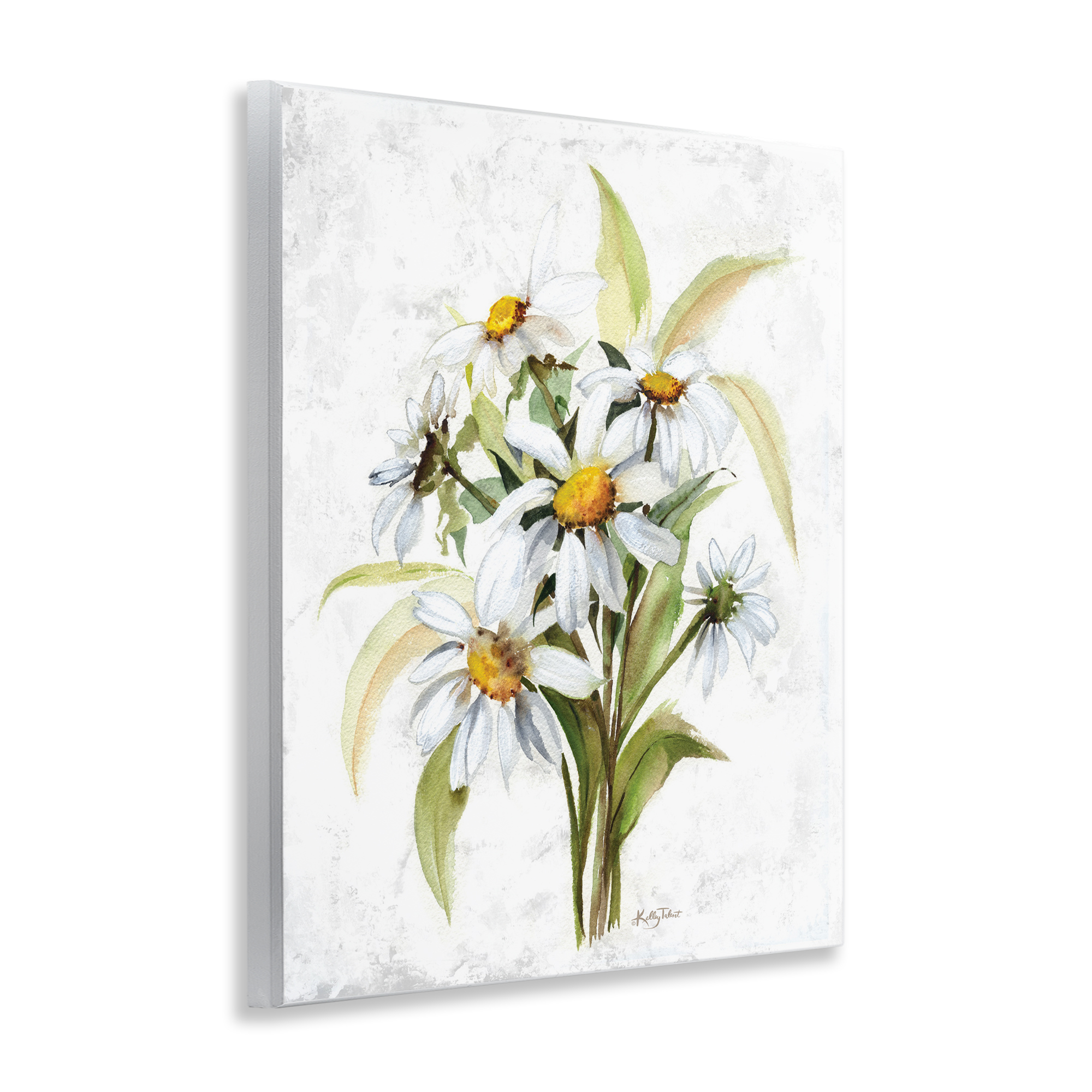 Stupell Industries Simple Daisy Bundle Botanical & Floral Painting Unframed Art Print Wall Art, 11 x 14