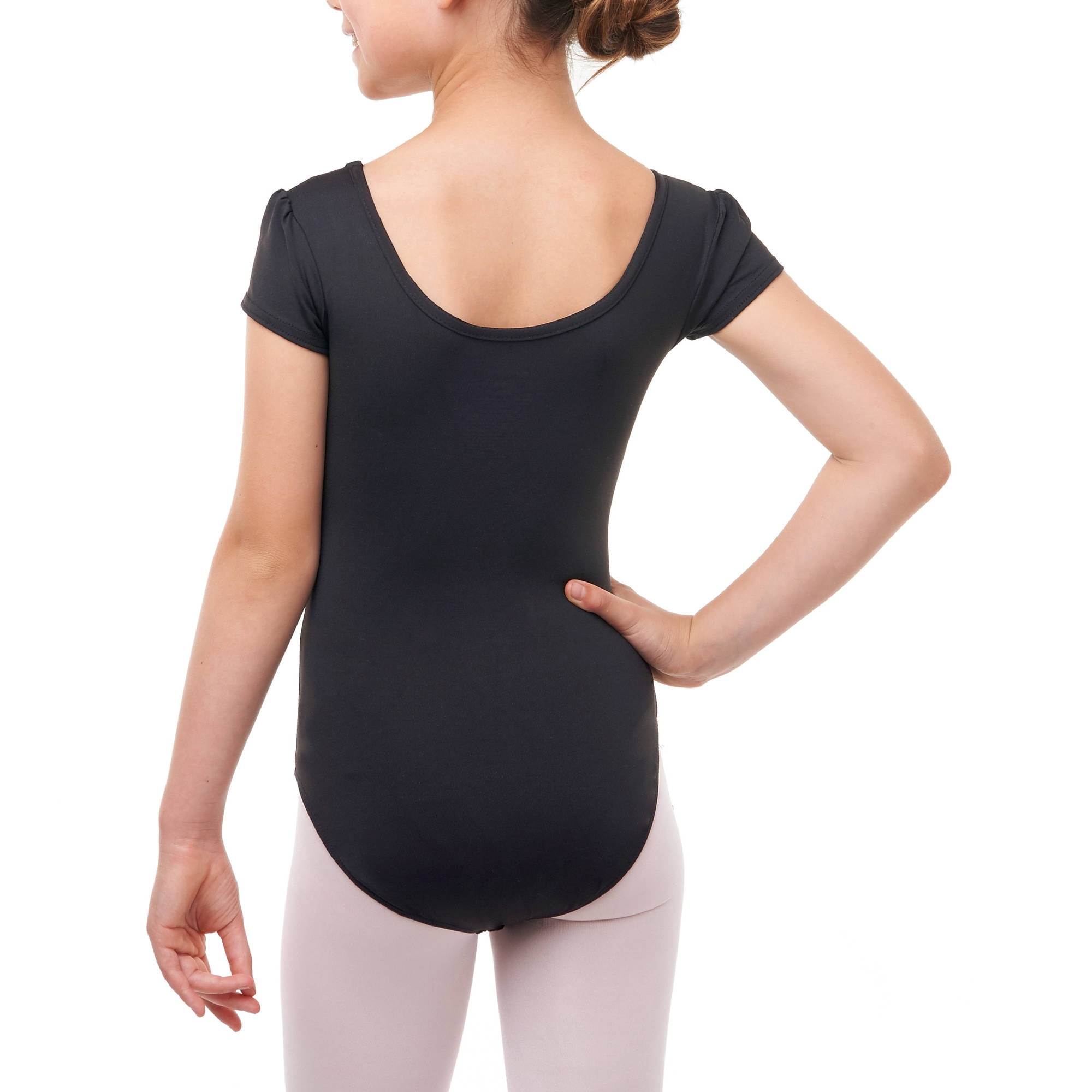 Danskin Now Girls' Short Sleeve Premium Dance Leotard (Little Girls & Big Girls)