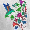thumbnail image 3 of CafePress - Rainbow Hummingbird On Trumpet Vine Women's Long S - Women's Long Sleeve Graphic Casual T-Shirt, 3 of 4