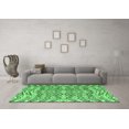 thumbnail image 3 of Ahgly Company Indoor Rectangle Abstract Emerald Green Modern Area Rugs, 6' x 9', 3 of 4
