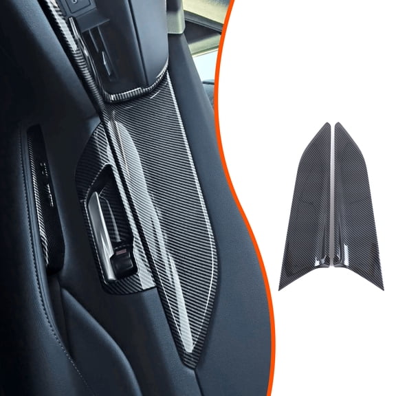 Front Door Interior Panel Sticker for 2024 Toyota Grand Highlander , Interior Panel Sticker, Car Door Panel Sticker Parts Replacement, Scratch Resistant