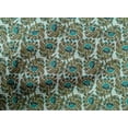 thumbnail image 4 of oneOone Cotton Poplin Fabric Leaves & Floral Block Printed Fabric 1 Yard 42 Inch Wide, 4 of 4