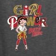 thumbnail image 5 of Wild Bobby Betty Boop Winking Girl Power Femenist Betty Boop Unisex Crewneck Sweatshirt, Heather Black, Medium, 5 of 5