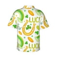 thumbnail image 3 of Disketp Hawaiian Shirts For Men,St Patrick'S Day1 Print Mens Casual Short Sleeve Button Down Shirts Beach Shirt, 3 of 8