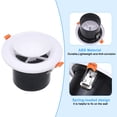thumbnail image 5 of Uxcell 4 Inch Round Air Vent Spring Loaded, 2pcs ABS Adjustable Soffit Exhaust Vent for Home Office Ventilation, White, 5 of 7