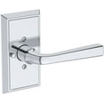 thumbnail image 2 of Baldwin PVKINHFR003 Kingvale Privacy Door Lever Set - Brass, 2 of 7