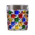 thumbnail image 1 of Handmade Drinking Glass for Water Juice and with Elegant Color Block Design Glassware, 1 of 4