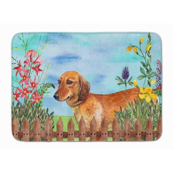 Dachshund Spring Machine Washable Memory Foam Mat