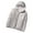 Gray, variant on Christmas Clearance! AIEOTT Men's Lightweight Packable Accent Puffer Jacket Casual Down Jackets With Hood, Water-Resistant Winter Jackets