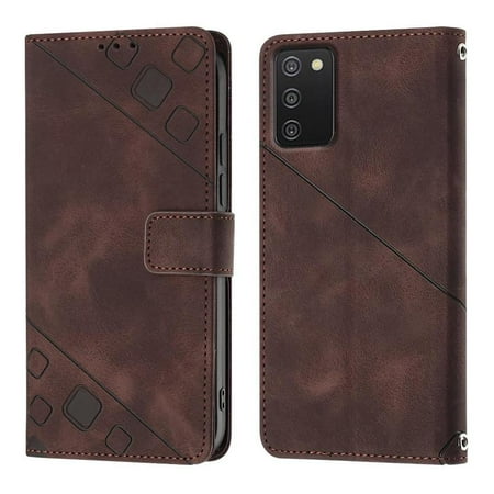 

Case for Samsung Galaxy A03S Magnetic Leather Card Holder Wallet Flip Cover