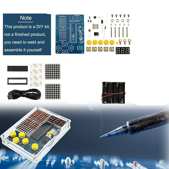 Creative and Fun DIY Game Console Kit Pixel Art Design and Programming