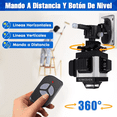 thumbnail image 4 of Nivel Láser  Bloosom 16 Líneas Con 2 Baterías Y Control Remoto 360° Negro con plata, 4 of 5
