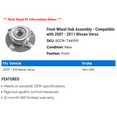 thumbnail image 2 of Front Wheel Hub Assembly - Compatible with 2007 - 2011 Nissan Versa 2008 2009 2010, 2 of 2
