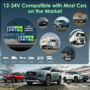 APHQUA Wireless Apple Carplay & Android Auto,4K Dash Cam , 1080P Backup Camera,Car Play for Car Stereo,10.26 inch with Voice Control,Navigation