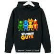 thumbnail image 4 of 2024 HOT 2024 Stumble Guys Sudadera con capucha para niños Sudaderas de juegos Harajuku para niños y niñas Tops con estampado de personas de dibujos animados originales Ropa para niños, 4 of 5