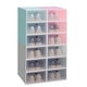 thumbnail image 5 of Caja de zapatos, zapatero de plástico transparente / caja de almacenamiento de zapatos Meterk blanco, 5 of 7