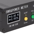 thumbnail image 1 of SWR Power Meter,SWR 120 Standing Wave Digital Standing Wave Meter Portable Standing Wavemeter Luxury Finish, 1 of 14