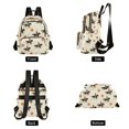 thumbnail image 4 of FORMRS Mini Backpack Purse for Women Quilted Travel Daypack Casual Shoulder Bag, Beige Horses Field Pattern, 4 of 7