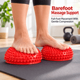 Hedgehog Balance Pods, 6.3 Inch Inflatable Spiky Foot Massage Balls ...