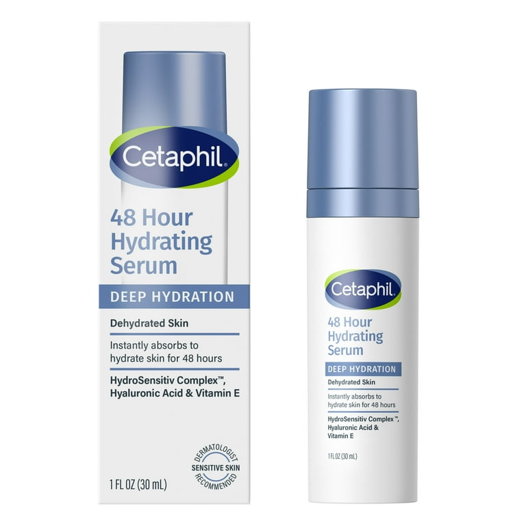 Cetaphil Deep Hydration 48H Activation Serum, 1 oz, Hydrating Face