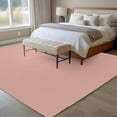 thumbnail image 5 of Pink Pure Color Area Rugs Collection 6'x9', Aesthetics Contemporary Luxury Non Slip Indoor Rectangle Throw Runner Rug Floor Mat Carpet for Living Room Dining Table Bedroom Nursery, 5 of 9