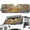 Aesthetic Flowers, variant on Garronmavis Starfish Coconut Tree Shell Front Windshield Sunshade Fit for Jeep Wrangler JL/JLU 2018-2024 & Jeep Gladiator JT 2020-2024 Foldable Window Shade Sun Visor Protector Blocks UV Rays