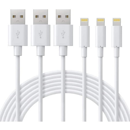 Cables USB GENERIQUE Câble iPhone Chargeur iPhone, [2m/Lot de 3