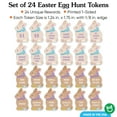 thumbnail image 2 of Big Dot of Happiness Spring Easter Egg Hunt Token Stuffers, 24 Count Bunny Shape Egg Filler Tokens with Fun Rewards for Kids, Reusable Easter Activity, Egg Hunt Supplies, 2 of 6