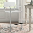thumbnail image 6 of CRO Decor Stainless Steel Dining Chair Office Chair-White, 6 of 6