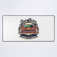 thumbnail image 1 of NUEVA alfombrilla de escritorio con diseño retro de Muscle Car clásico "Burn Rubber", 1 of 5