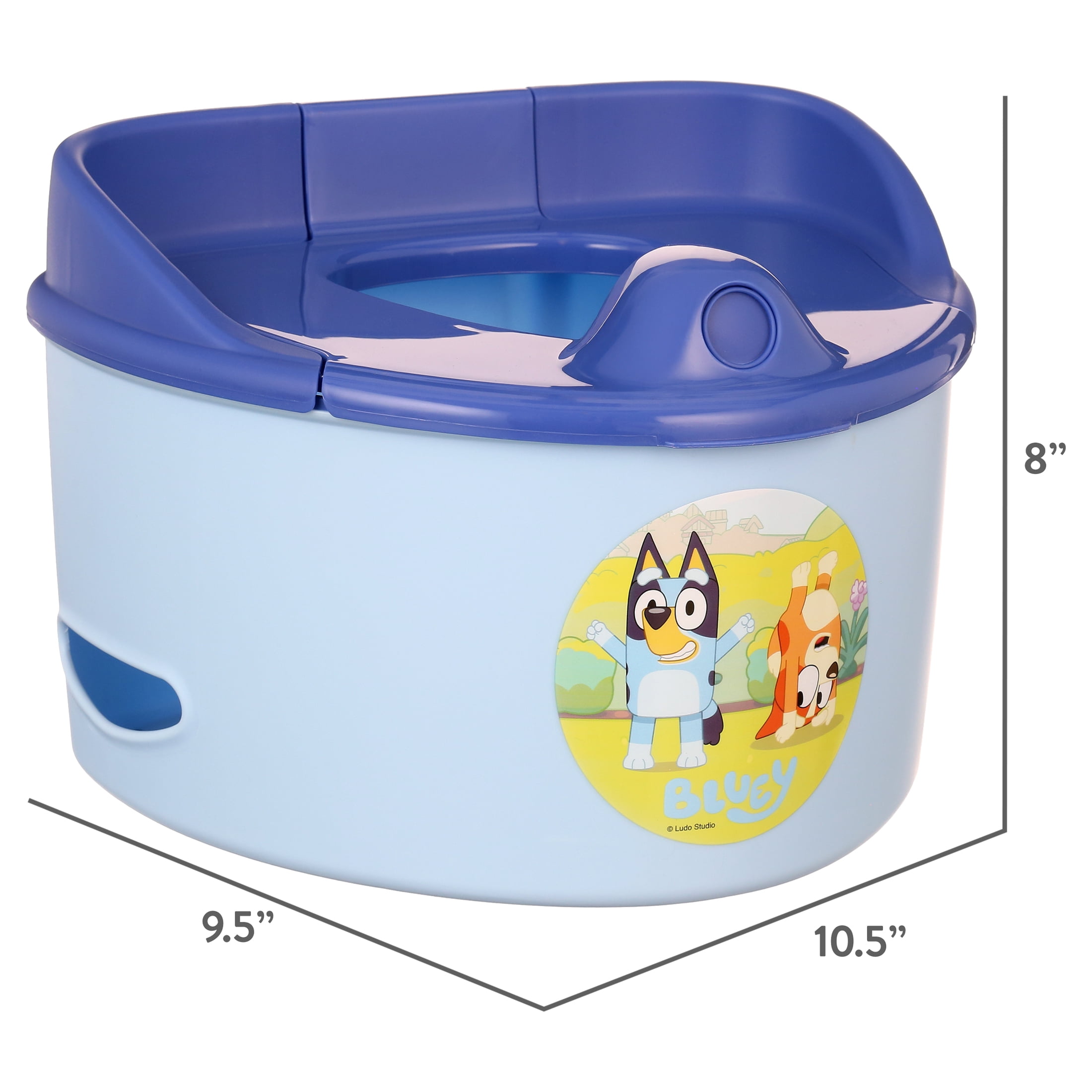 Bluey 3-in-1 Easy Clean-Up Potty Trainer with Disposable Liner Bags