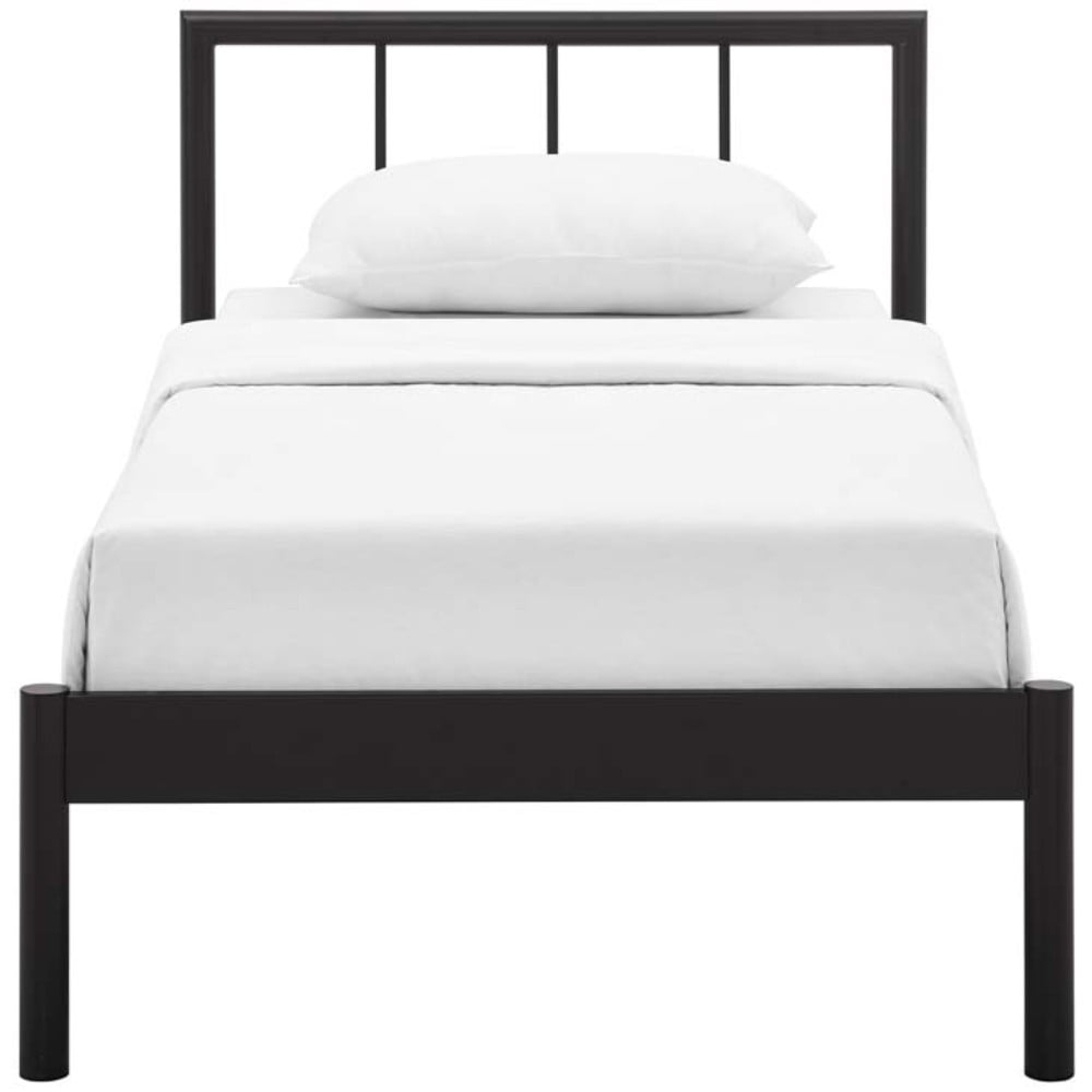 Gwen Twin Bed Frame - Brown