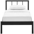 thumbnail image 3 of Gwen Twin Bed Frame - Brown, 3 of 6