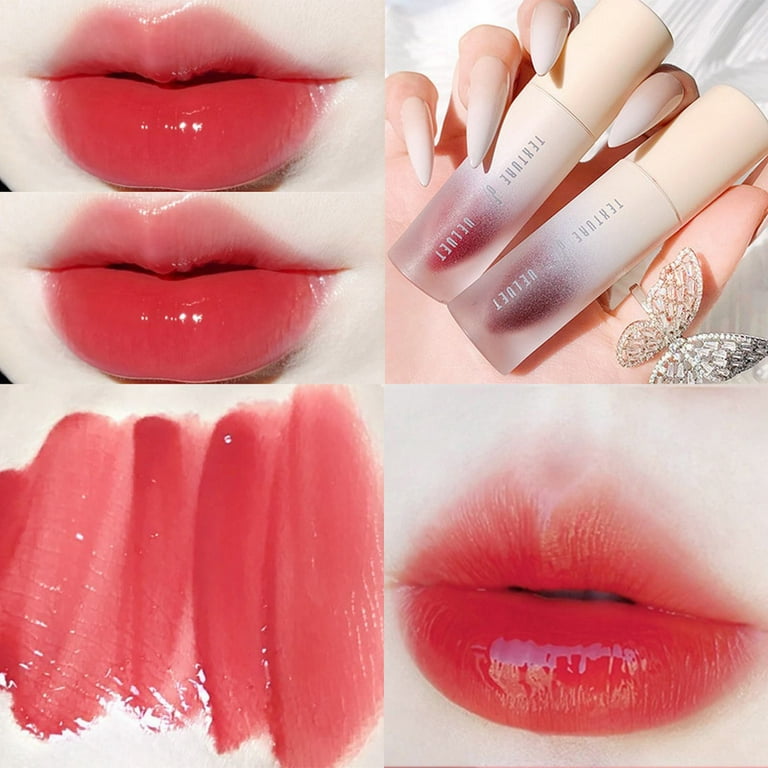 ASEIDFNSA Face Lip Liner Lip Gloss Glitter for Lip Gloss Making Lip Glaze  Mist Face Velvet Moisturizing Student Girl Lipstick Lipstick 3Ml 