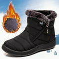 thumbnail image 2 of Ecetana Women Winter Snow Boots Keep Warm Ankle Booties Non-Slip and Waterproof Shoes, 2 of 6