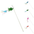 thumbnail image 2 of Cat Teaser Wand Rattan Fish Shape Cat Play Toy Kitten Toy for Kitten, 2 of 10