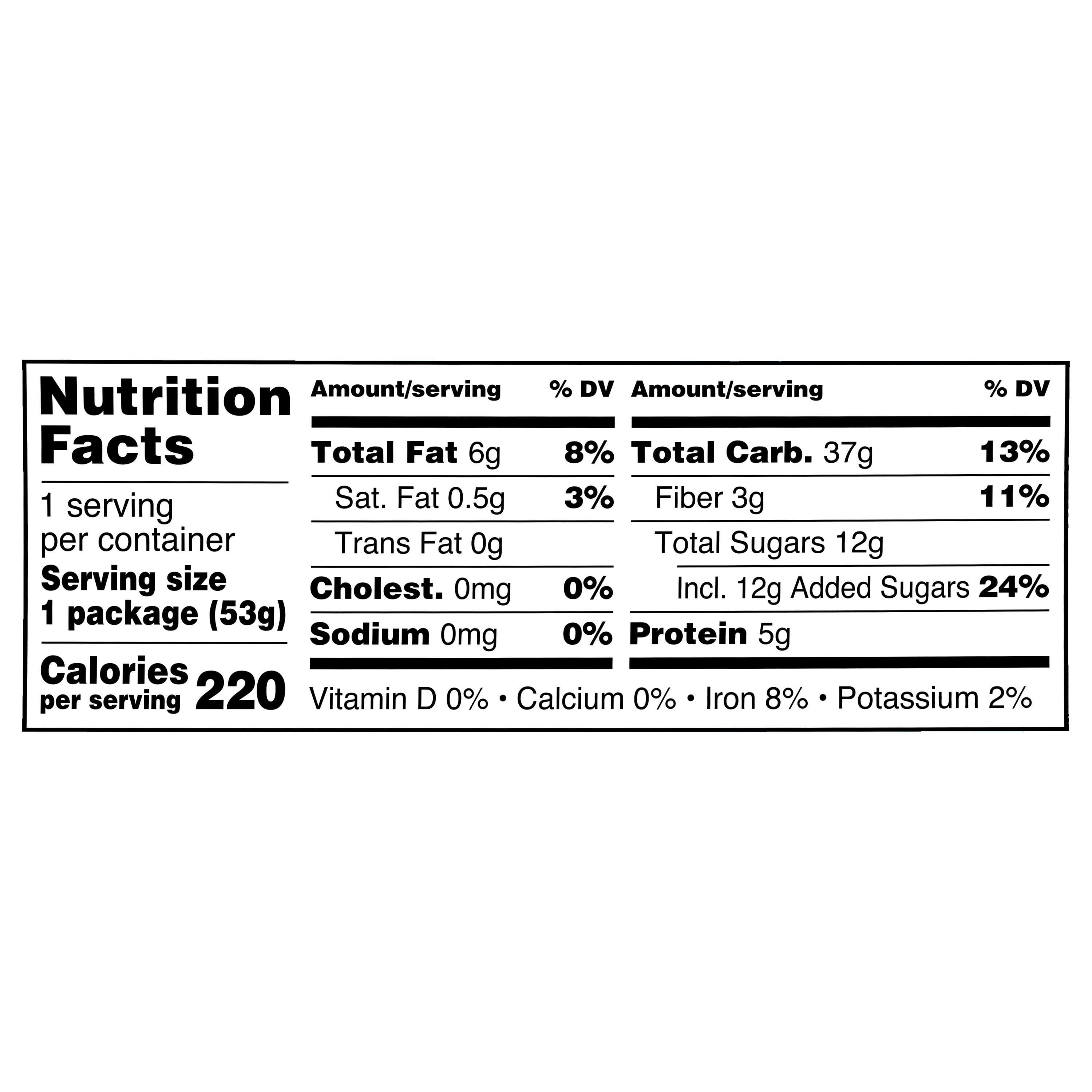 (12 pack) Great Value French Vanilla Almond Granola Single Serve Cup, 1.87 oz