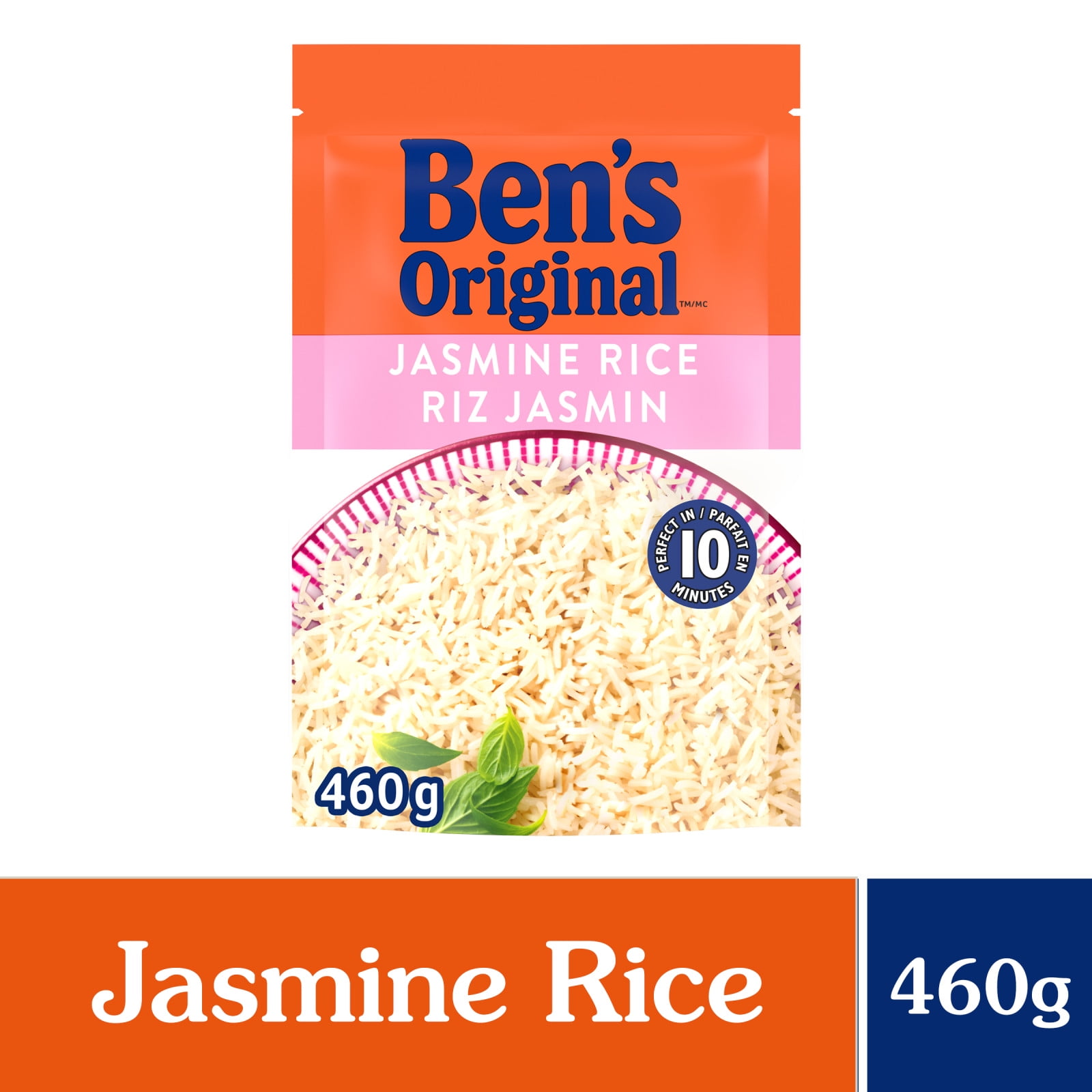 BEN'S ORIGINAL Jasmine Rice, 460g Bag, Perfect Every Time™
