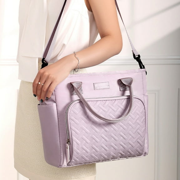 Insulated Lunch Bag Leakproof Cooler Tote,Reusable Lunch Box with Shoulder Strap,Thermal Food Bag for Work,School,Picnic,Beach,Large Capacity Lunch Bag for Men and Women