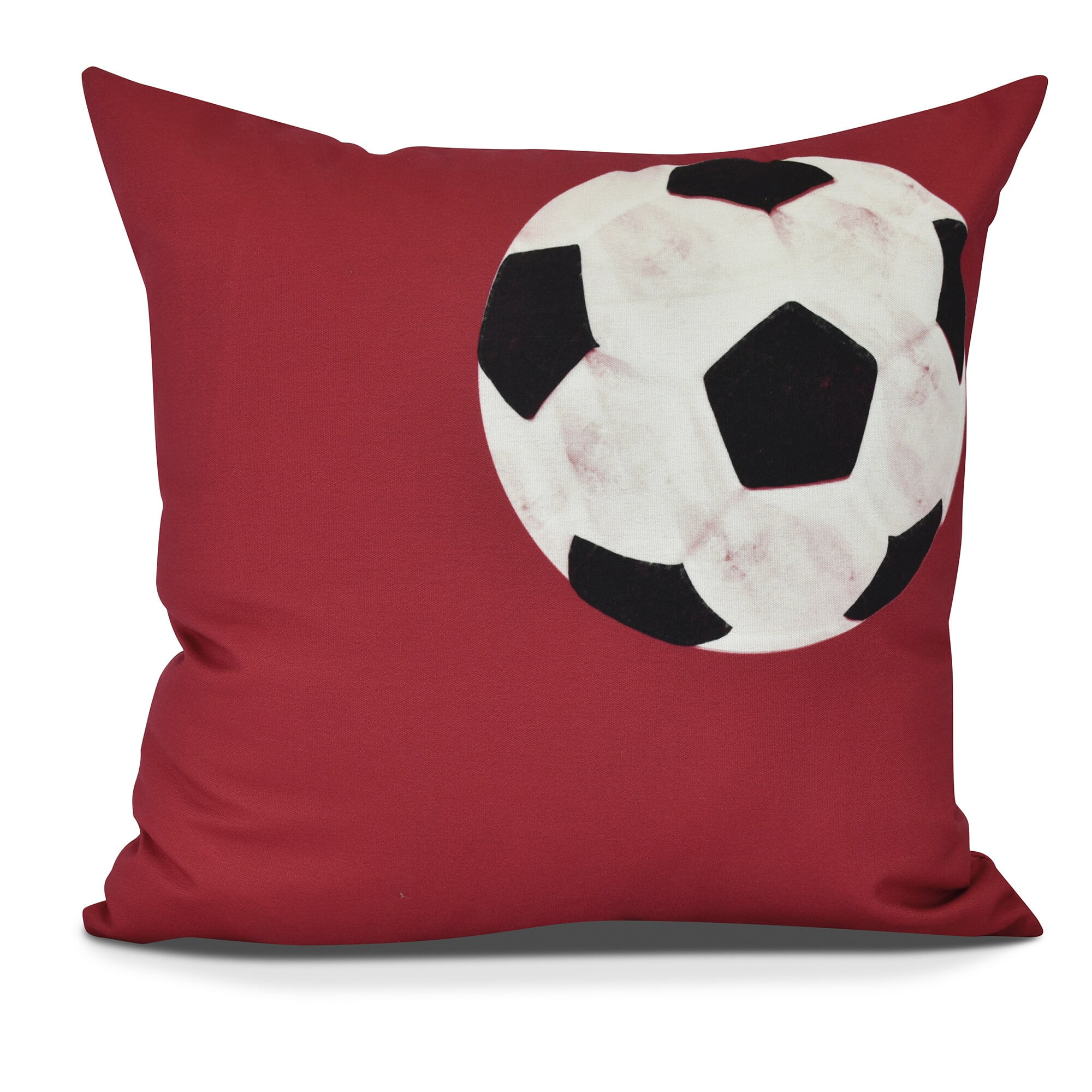 Soccer Ball Geometric Print Pillow