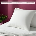 thumbnail image 5 of PEKUR 18x18 White Throw Pillow Inserts (Set of 2) – Soft Decorative Pillow Inserts for Couch, Sofa & Bed, 5 of 6