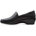 thumbnail image 4 of Zapatos Clarks May Marigold Mocasín Slip-On de Cuero Negro, 4 of 5