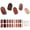 Marble, variant on Nail Polish Sticker Waterproof Solid Color Adhesive Strip Semi-cured Gel Decoration-pickle