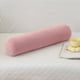 thumbnail image 1 of Funda de almohada cilíndrica rosa para dormir de lado, 60x15x15cm, 1 of 6