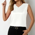 thumbnail image 2 of SNKSDGM 4Th of July Strapless Tube Tops for Women Women's Plus Short Tank Tops for Women Women's V Neck Satin Camisole Top Lightweight Smooth Tank Blouse for Daily Vacation Spring Summer Outfits, 2 of 8