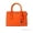 Dark Orange, variant on 35S3S6HS2L-001 Handbag For Women Sheila Satchel Medium, Black