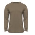 thumbnail image 1 of Rothco Long Sleeve Solid T-Shirt - Brown, 1 of 4