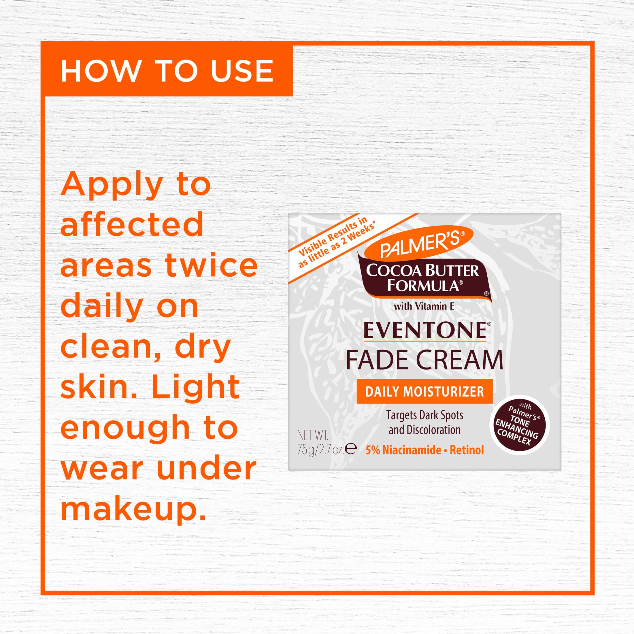 Palmer's Cocoa Butter Formula Eventone Fade Cream,  2.7 oz.