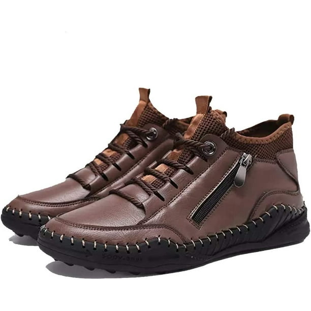 Xishao Zapatos de algodón de Gran tamaño para Hombres Zapatos de Herramientas Acolchados cálidos y Gruesos Zapatos de Nieve Ligeros y Transpirables Zapatos Casuales duraderos para Exteriores Xishao ropa