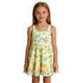 thumbnail image 3 of MEZZALL Girls Summer Floral Dress Casual Party Wear For Toddler Elegant Sleeveless A-Line O-Neck Relaxed Fit Dresses, 3 of 4